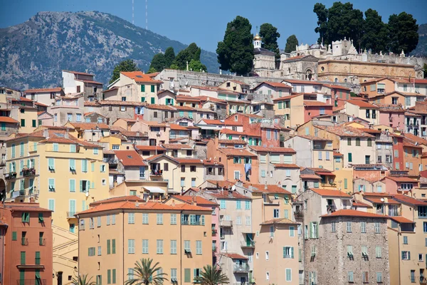 Vue de la vieille ville, Menton — Photo