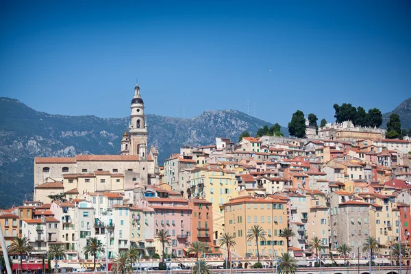 View of old town, Menton — Stock Photo, Image