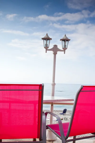 Caffè sulla spiaggia — Foto Stock