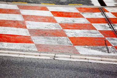 Araba yarışı asfalt