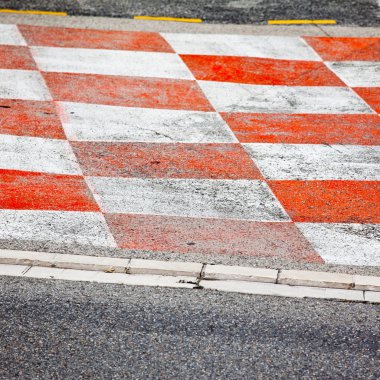 Araba yarışı asfalt