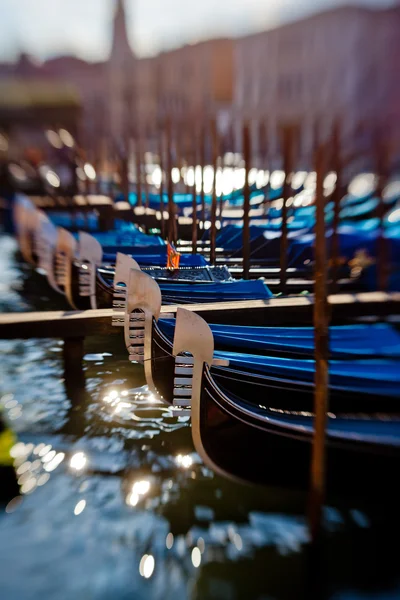 Gondels in Venetië — Stockfoto