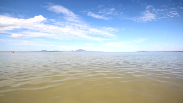 Jezioro balaton — Wideo stockowe