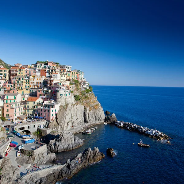 Manarola, cinque terre, feld y — стоковое фото