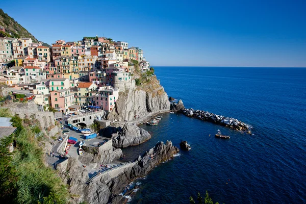 Manarola, cinque terre, feld y — стоковое фото