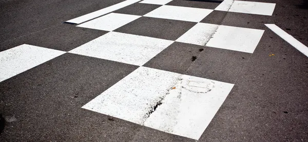 Carrera de coches asfalto — Foto de Stock