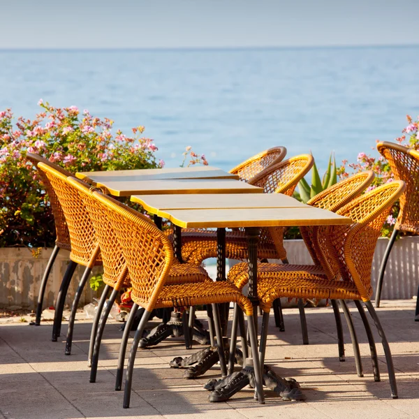 Strandcafé — Stockfoto