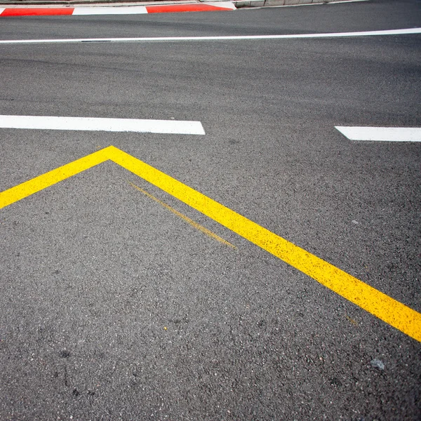 Car race asphalt — Stock Photo, Image