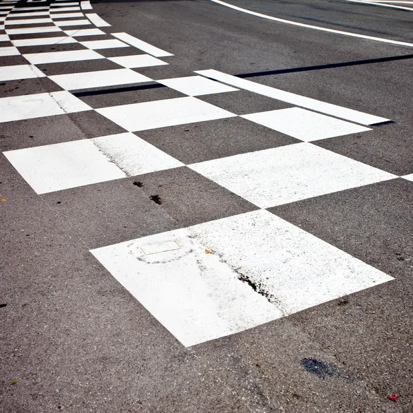Carrera de coches asfalto — Foto de Stock