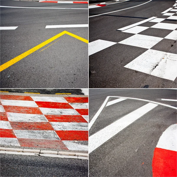 Car race asphalt theme — Stock Photo, Image