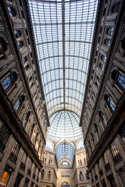 Umberto I gallery in Naples — Stock Photo, Image