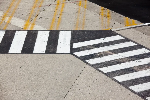 Road symbol on runway airport — Stock Photo, Image