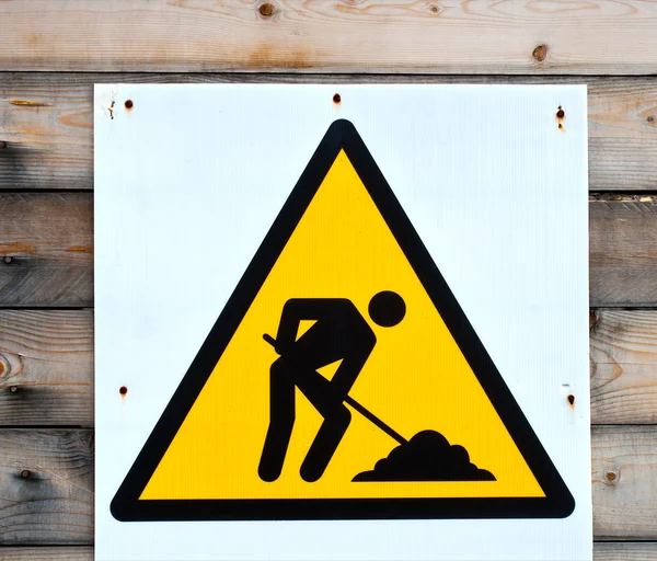 Construction Sign — Stock Photo, Image