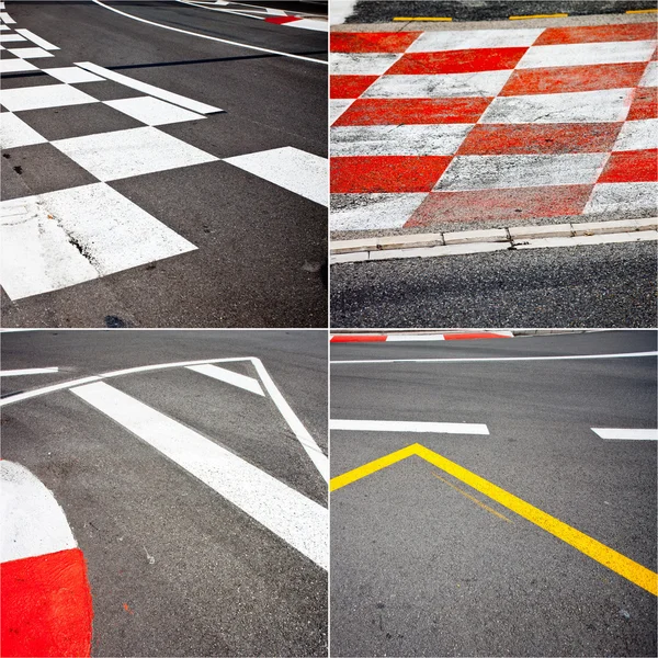 Carrera de coches asfalto —  Fotos de Stock
