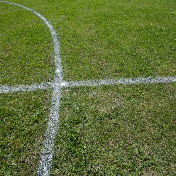 Campo de fútbol hierba —  Fotos de Stock