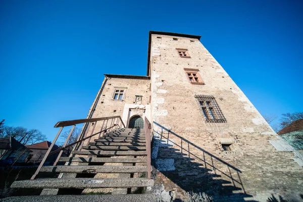 Castelo Medival Simontornya Hungria — Fotografia de Stock