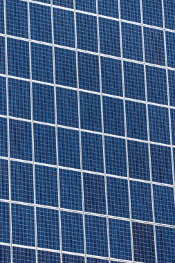 solar panels on a tower