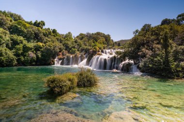 beautiful krka waterfalls in Croatia