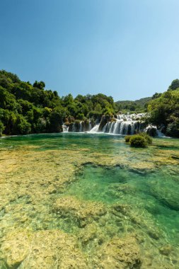 beautiful krka waterfalls in Croatia