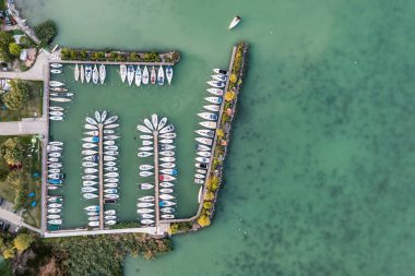 yacht harbour in Balatonalmadi, Lake Balaton