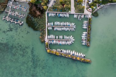 yacht harbour in Balatonalmadi, Lake Balaton