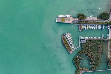yacht harbour in Balatonalmadi, Lake Balaton