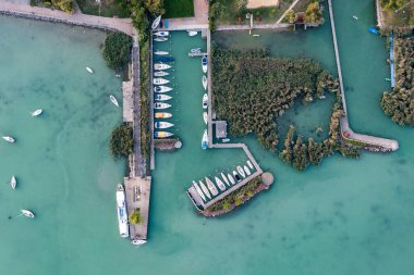 yacht harbour in Balatonalmadi, Lake Balaton