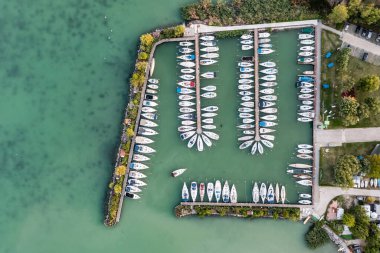 yacht harbour in Balatonalmadi, Lake Balaton