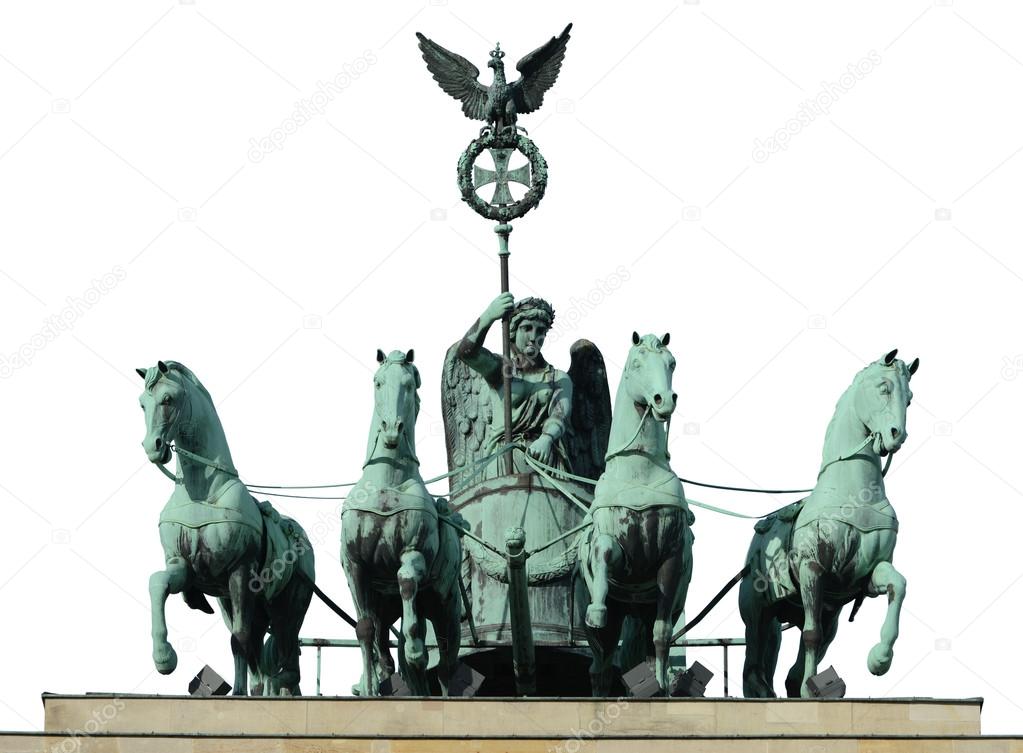 Four horse on Brandenburg gate