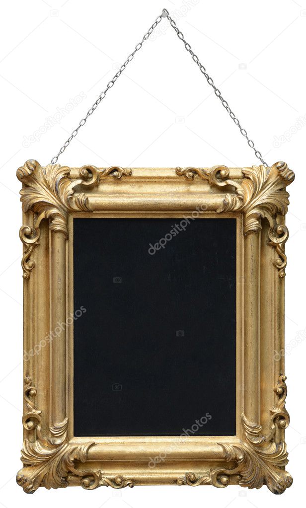 Blackboard with frame