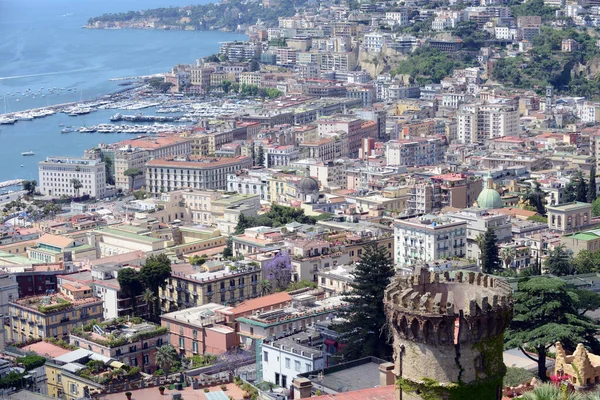 Vue Sur Vieille Ville Naples Italie — Photo