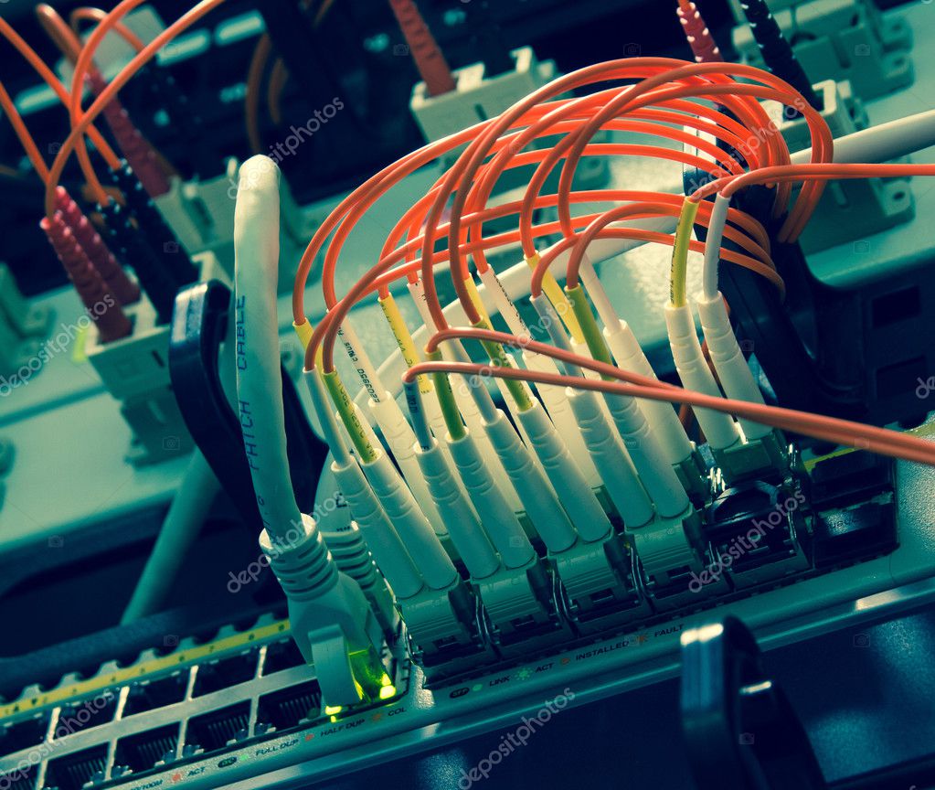 Fiber Optics with SCLC connectors. Service Provider eq