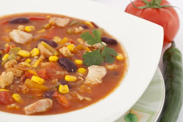 Mexikansk soppa — Stockfoto