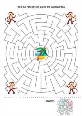Maze game for kids