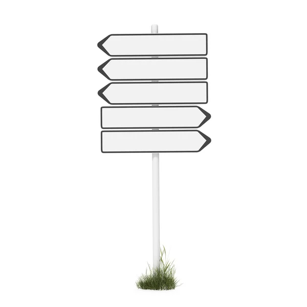 Empty direction sign — Stock Photo, Image