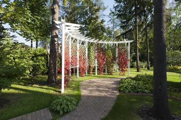 Jardín de pérgola — Foto de Stock