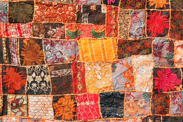 Tapis patchwork indien — Photo