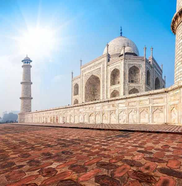 Taj mahal. Indien — Stockfoto