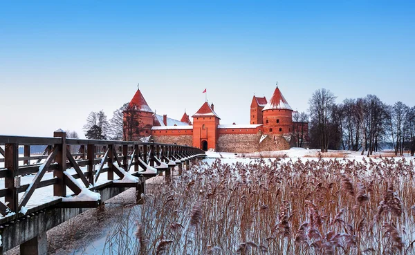 Trakai - historic city and lake resort in Lithuania — Stock Photo, Image