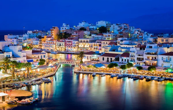 Agios nikolaos, Kreta, Griekenland — Stockfoto