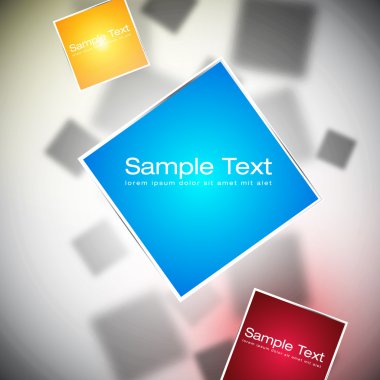 Soyut kareler arka plan | Eps10 vektör tasarımı