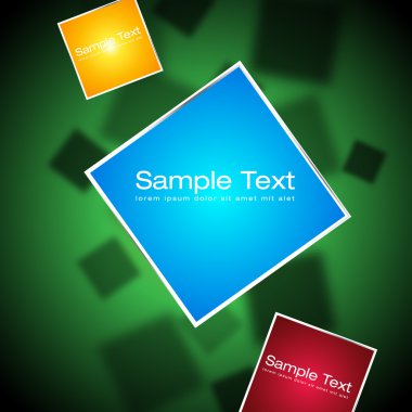 Soyut kareler arka plan | Eps10 vektör tasarımı