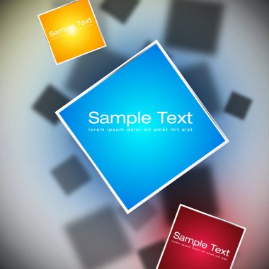 Soyut kareler arka plan | Eps10 vektör tasarımı