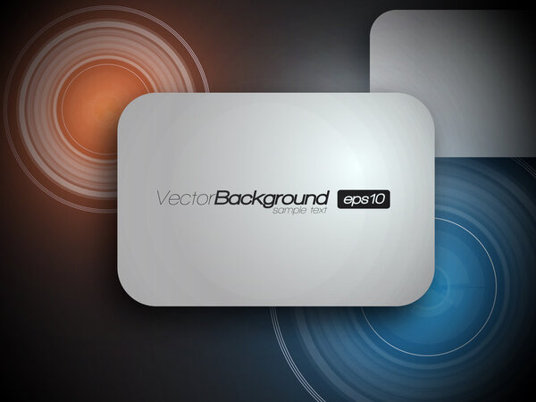 Ярко пузырь говорить на темном фоне, вкл. п.10 векторный дизайн
