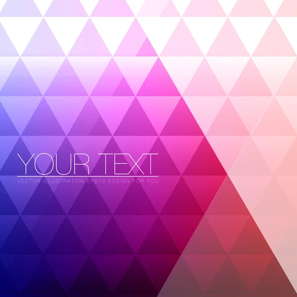 Аннотация Triangles Background for Design - Geometric Vector Illustration — стоковый вектор