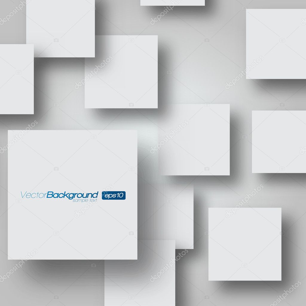 Square blank background - Vector Design Concept