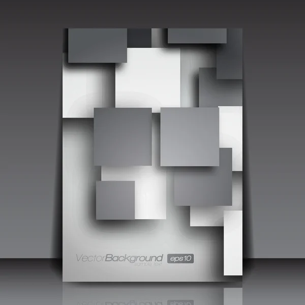 3D kareler - iş ilanı şablonu vektör tasarımı