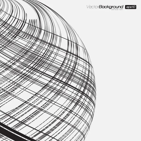 Diseño de vectores - eps10 Simple Lines Concept Background — Vector de stock