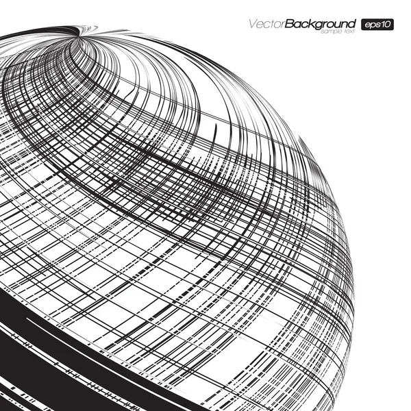 Diseño de vectores - eps10 Simple Lines Concept Background — Vector de stock