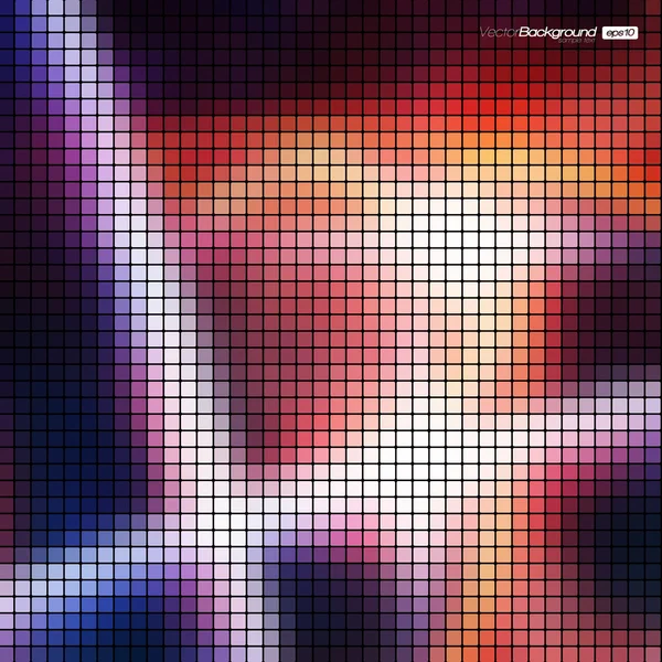 Abstract Mosaic Vector Background — Stock Vector